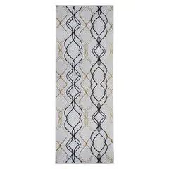 IDETEX - Alfombra De Pasillo Rayan Gris 67X180 Cm