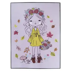 IDETEX - Alfombra Infantil Chic Rosa 100X133 Cm