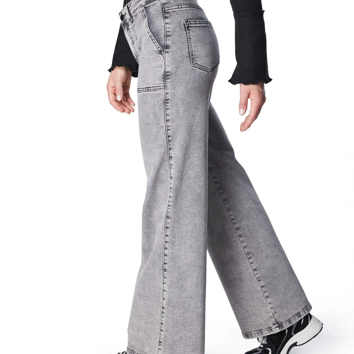EFESIS - Jeans Flare Tiro Alto Mujer Efesis