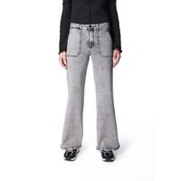 Jeans Flare Tiro Alto Mujer