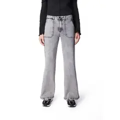 EFESIS - Jeans Flare Tiro Alto Mujer