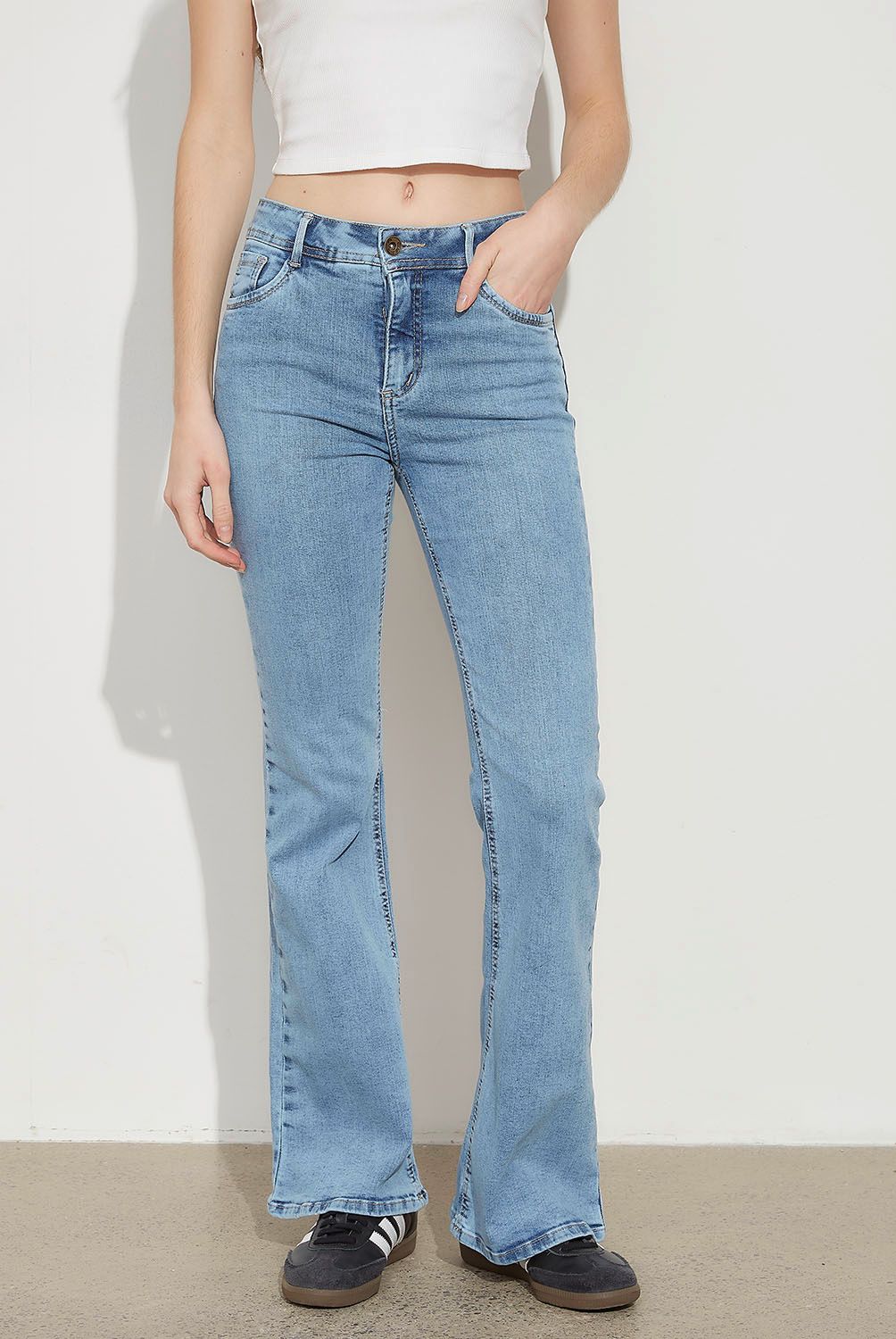 EFESIS - Jeans Flare Tiro Alto Mujer Efesis
