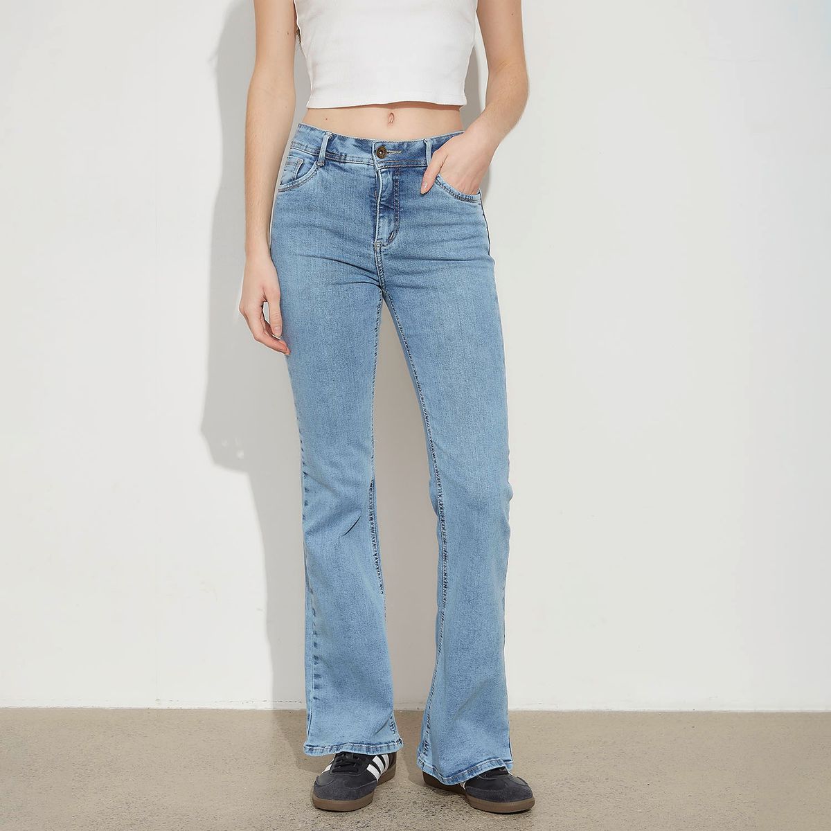 EFESIS - Jeans Flare Tiro Alto Mujer Efesis