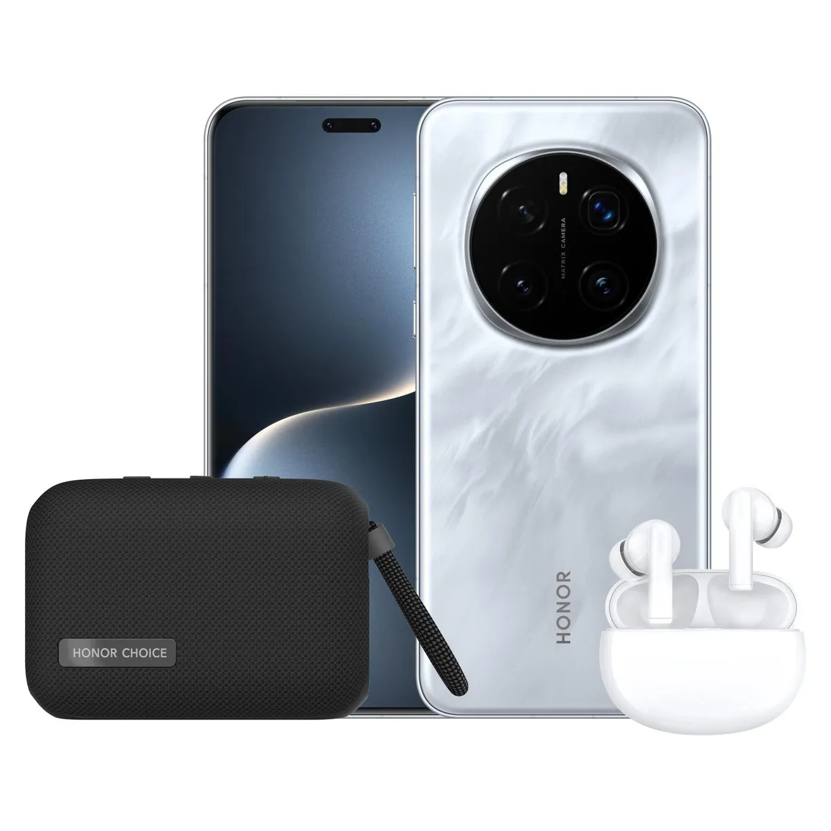 HONOR - Celular Honor Magic 7 Pro Gris 12+512Gb+Music Box + Earbuds X5