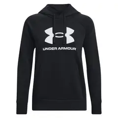 UNDER ARMOUR - Poleron Rival Fleece Logo Mujer
