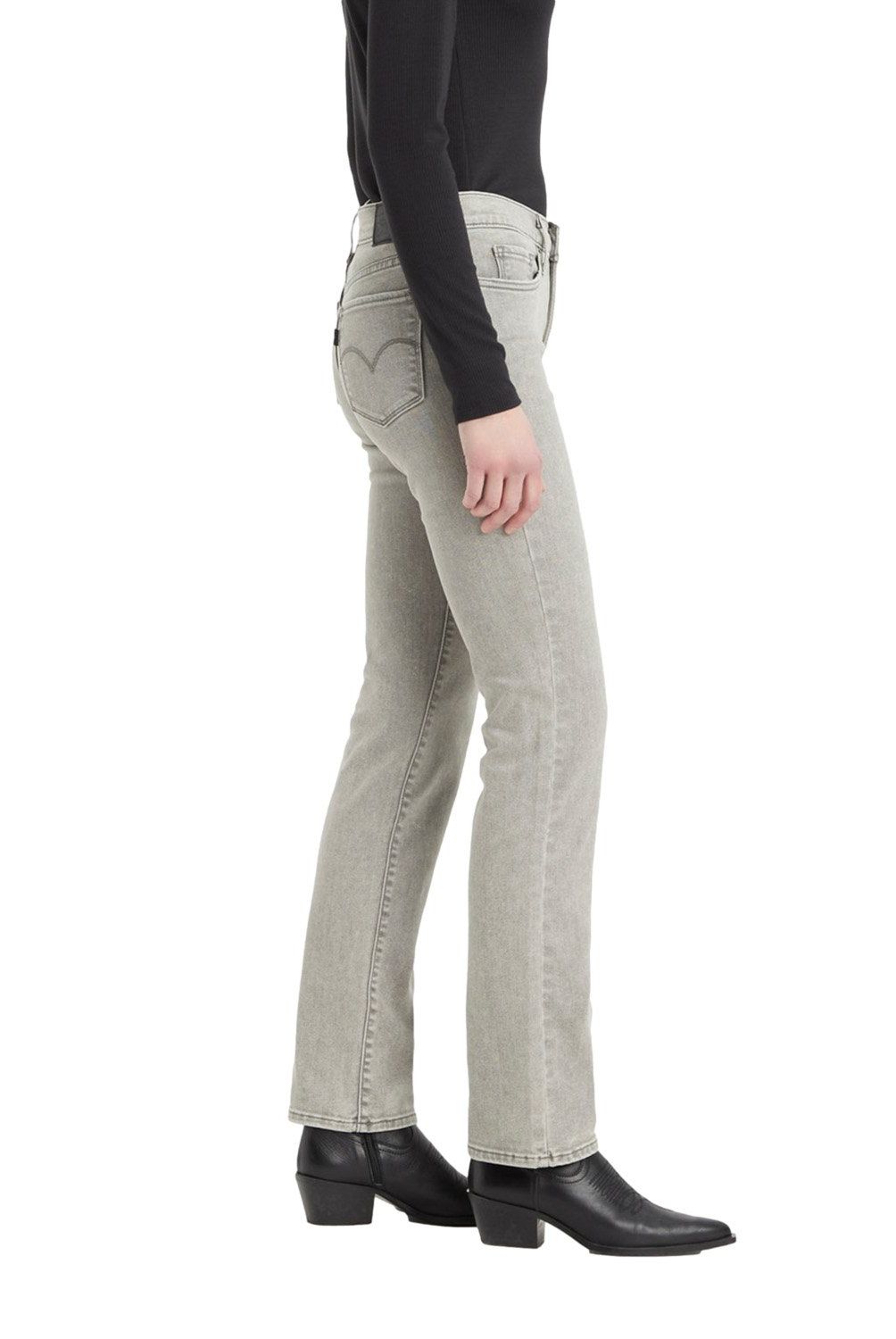 LEVIS - Jeans Straight Tiro Medio Mujer Levis