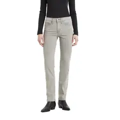 LEVIS - Jeans Straight Tiro Medio Mujer