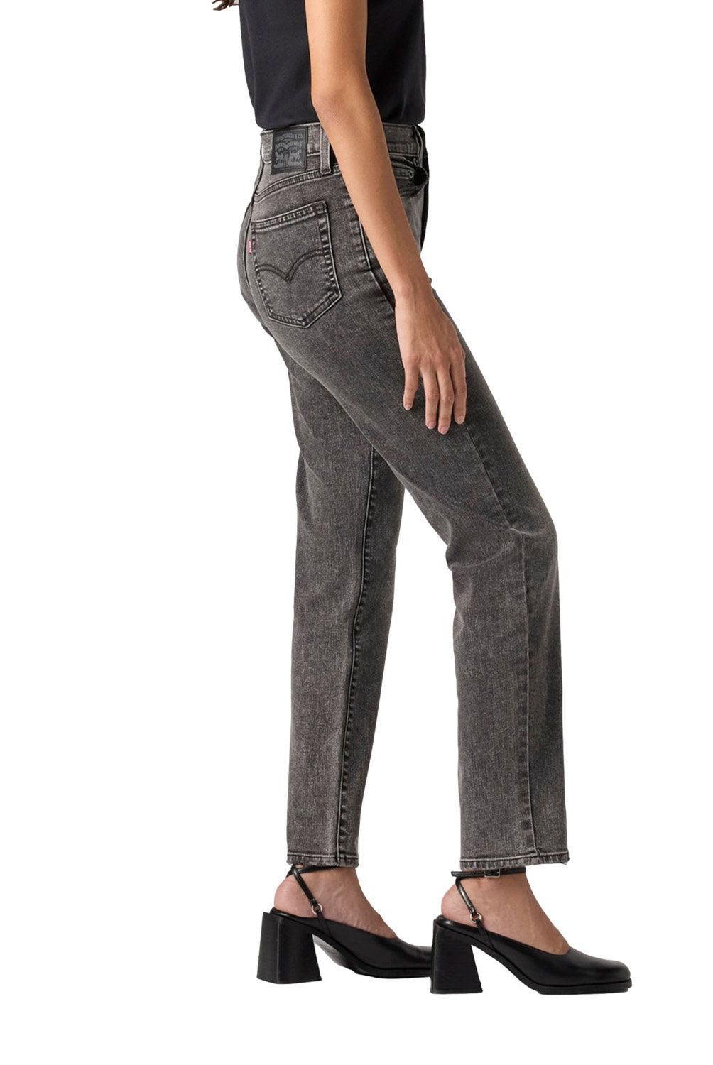 LEVIS - Jeans Straight Tiro Medio Mujer Levis