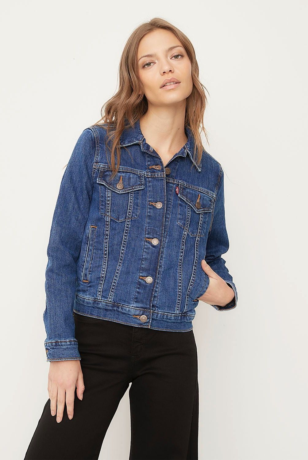 LEVIS - Chaqueta Trucker de Mezclilla Original Mujer Levis