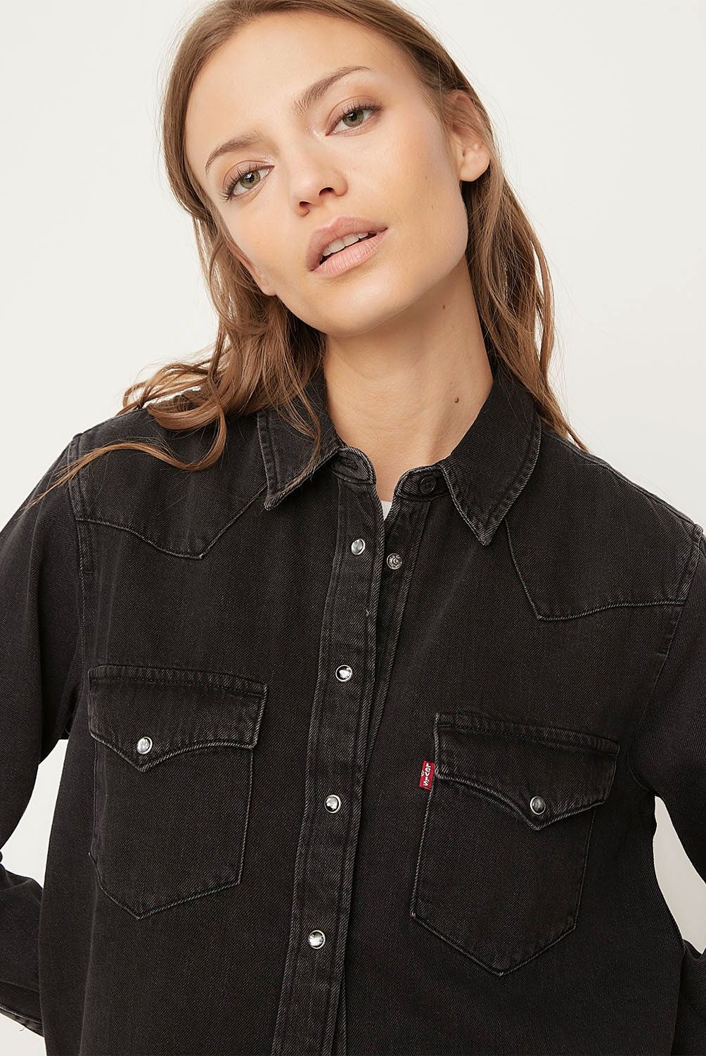 LEVIS - Blusa Manga Larga Algodón Mujer Levis