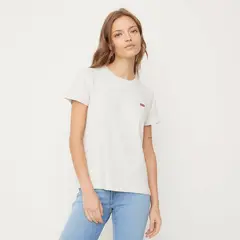 LEVIS - Polera Mujer Manga Corta Regular Fit Gris