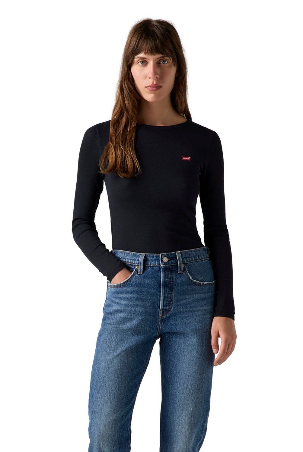 LEVIS - Polera Manga Larga Algodón Mujer Levis