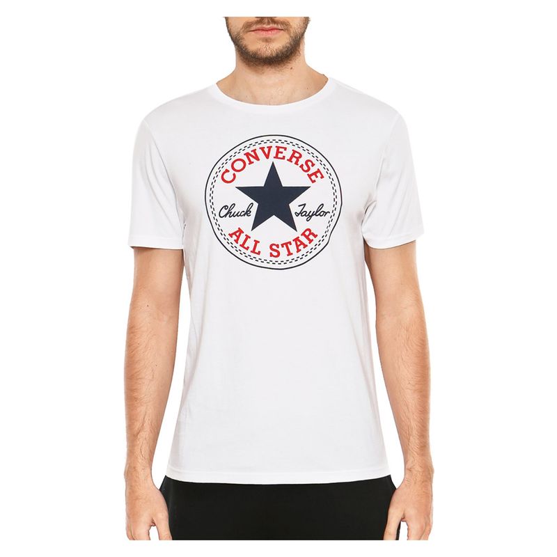CONVERSE - Polera Manga Corta Algodón Hombre Converse