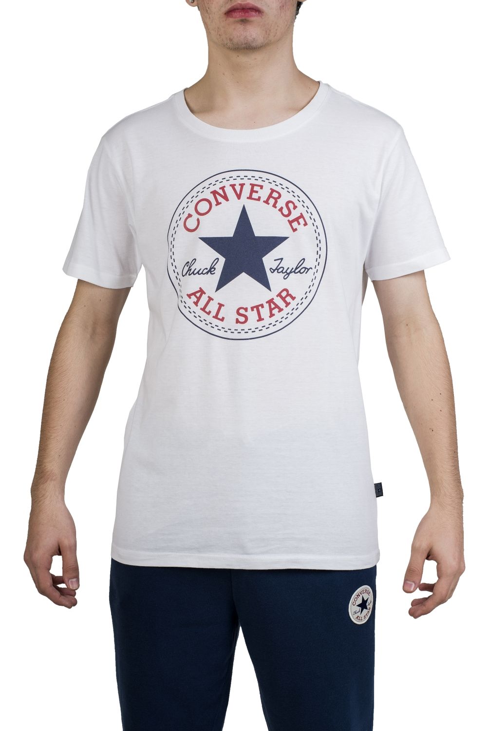CONVERSE - Polera Manga Corta Algodón Hombre Converse