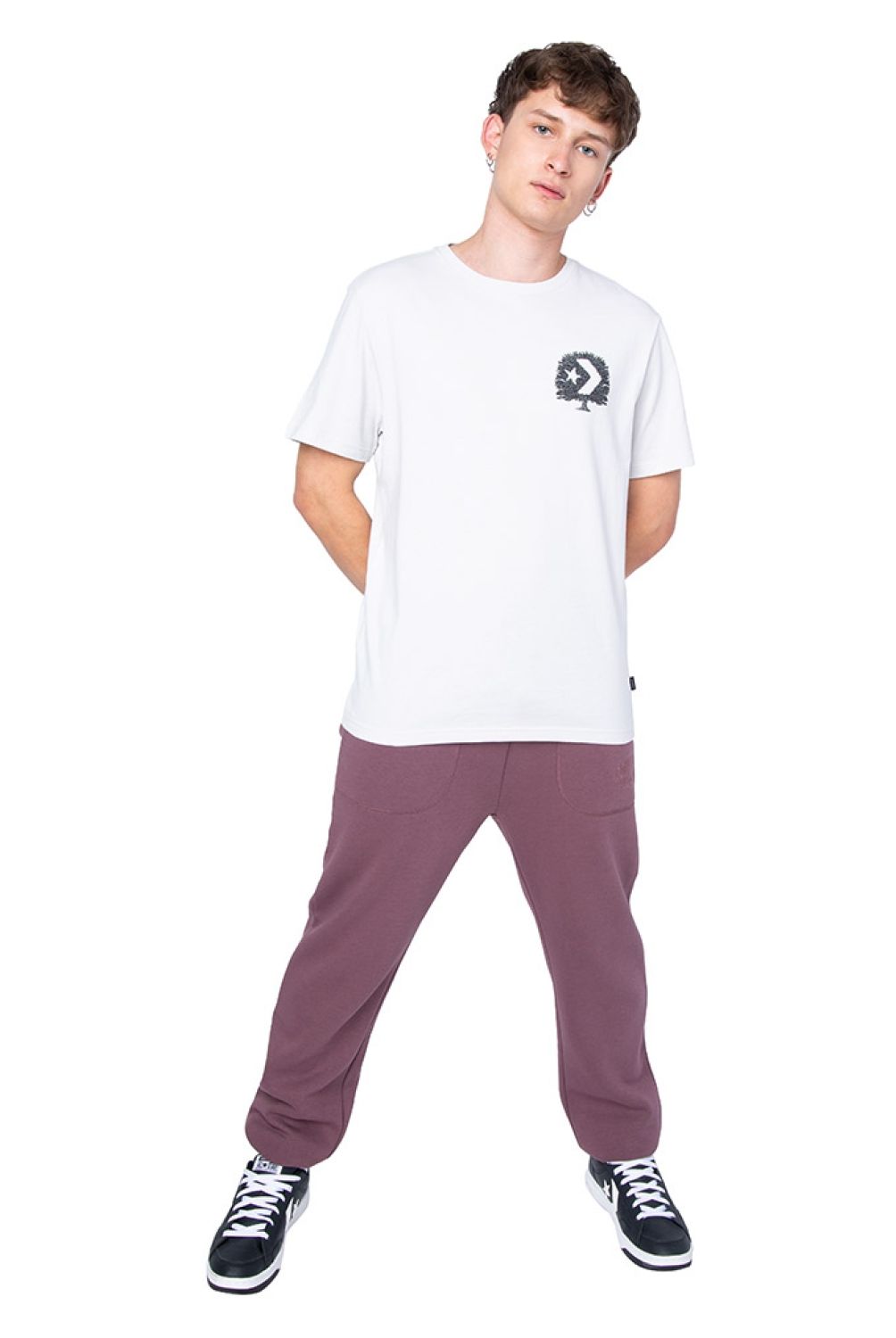 CONVERSE - Polera Manga Corta Algodón Hombre Converse