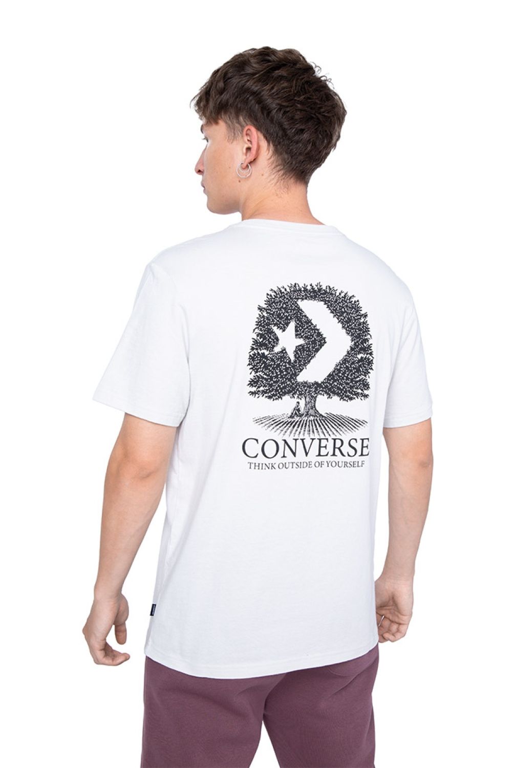 CONVERSE - Polera Manga Corta Algodón Hombre Converse