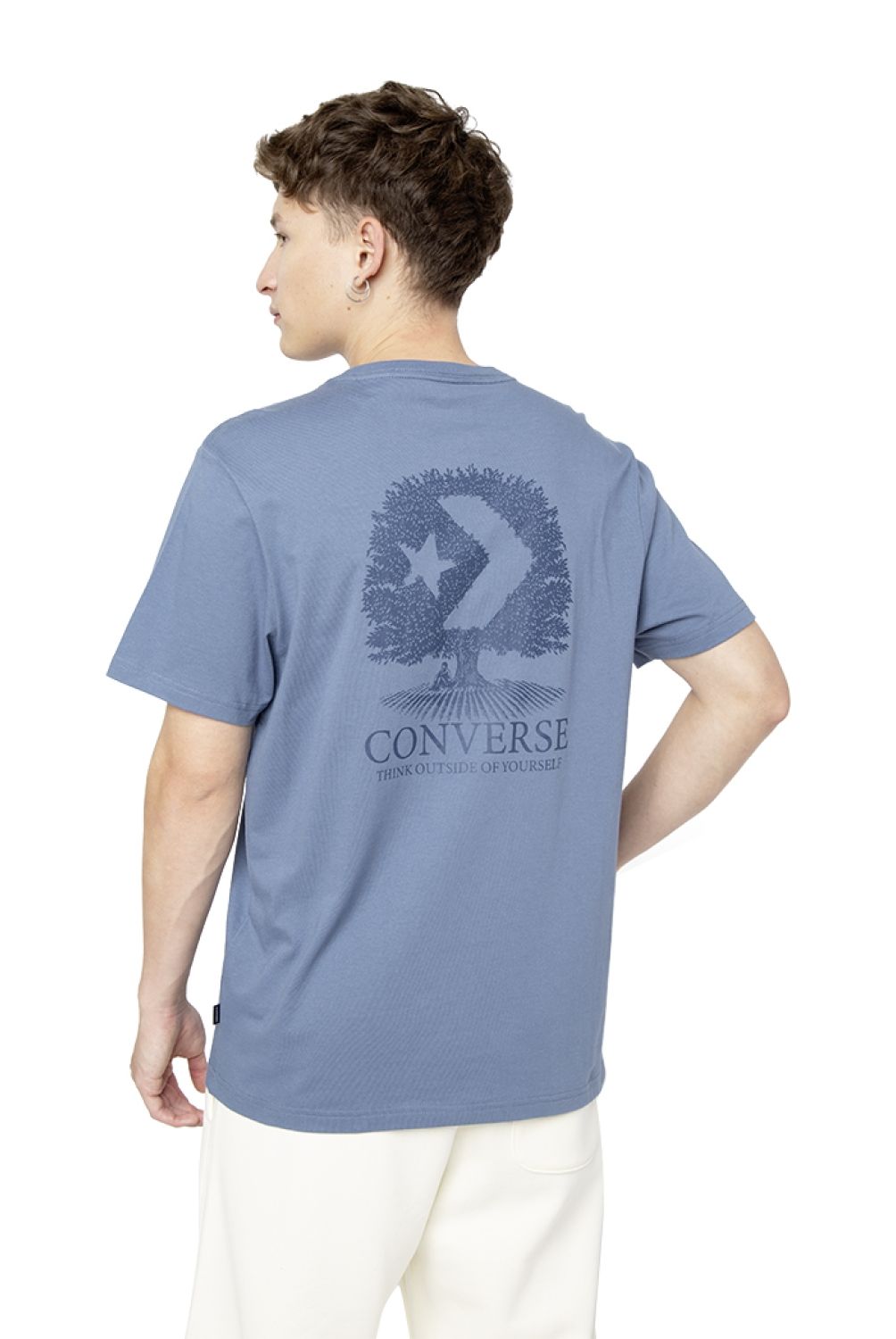 CONVERSE - Polera Manga Corta Algodón Hombre Converse