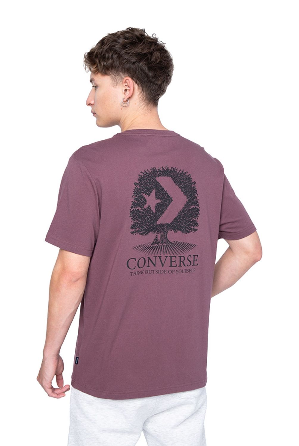 CONVERSE - Polera Manga Corta Algodón Hombre Converse