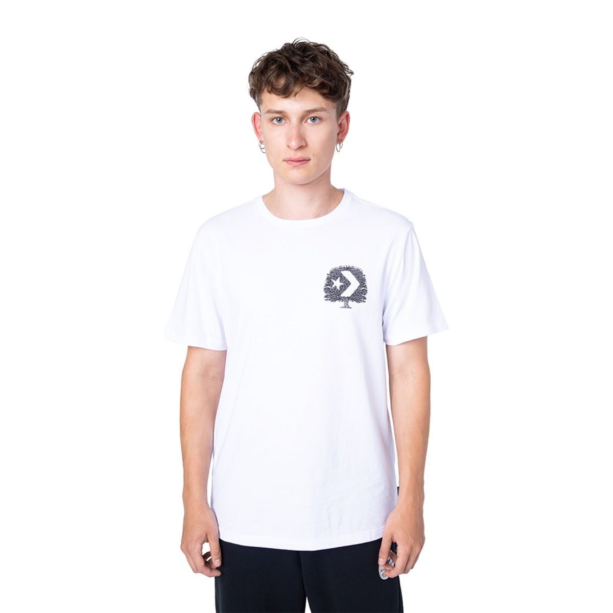 CONVERSE - Polera Manga Corta Algodón Hombre Converse