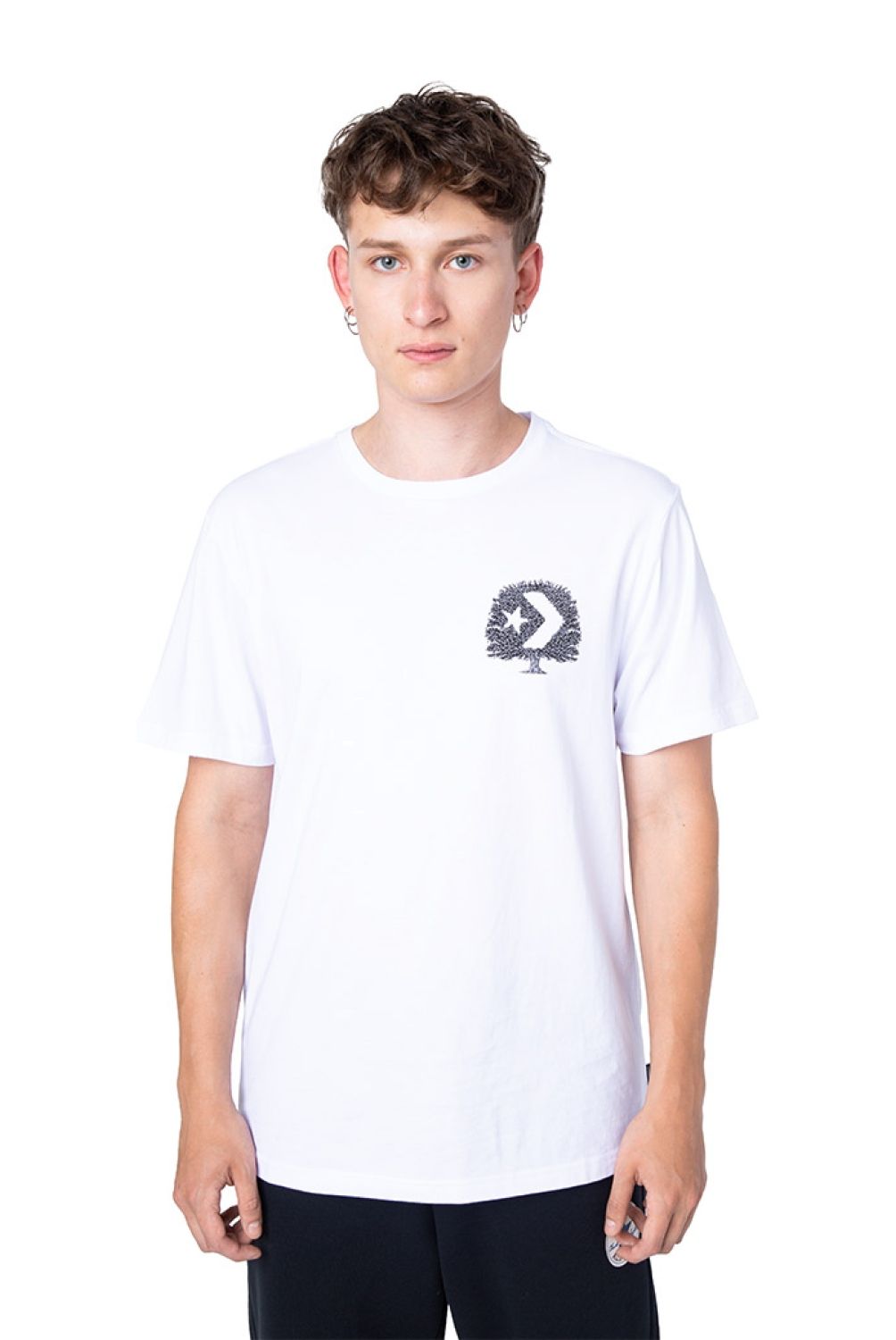 CONVERSE - Polera Manga Corta Algodón Hombre Converse