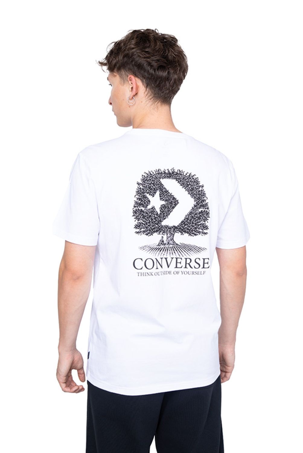 CONVERSE - Polera Manga Corta Algodón Hombre Converse