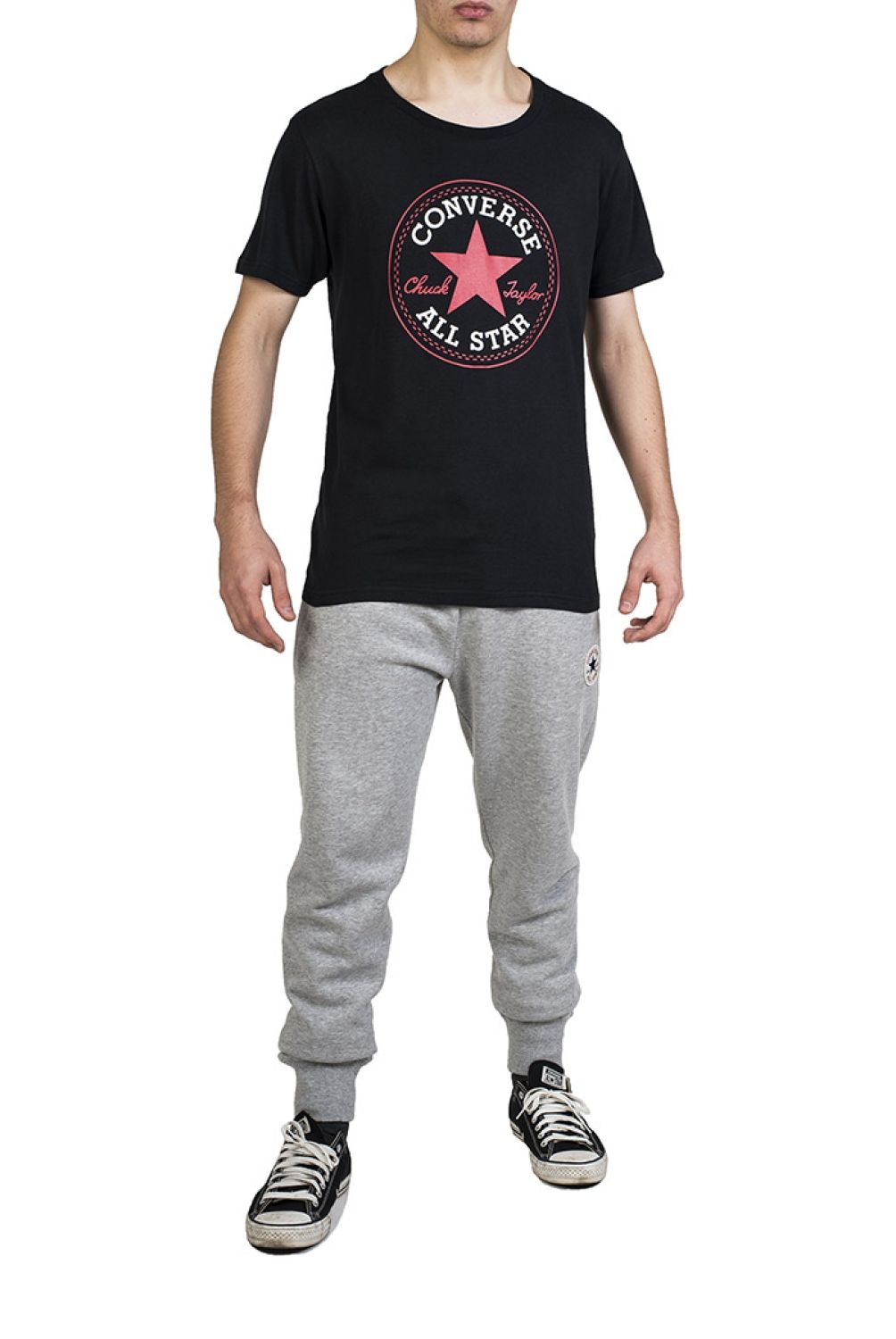 CONVERSE - Polera Manga Corta Algodón Hombre Converse