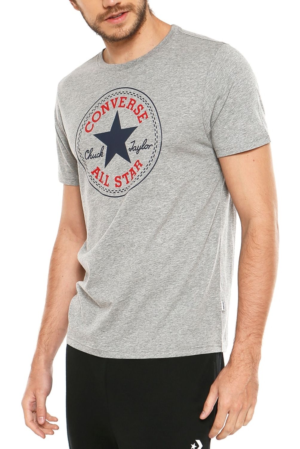 CONVERSE - Polera Manga Corta Algodón Hombre Converse