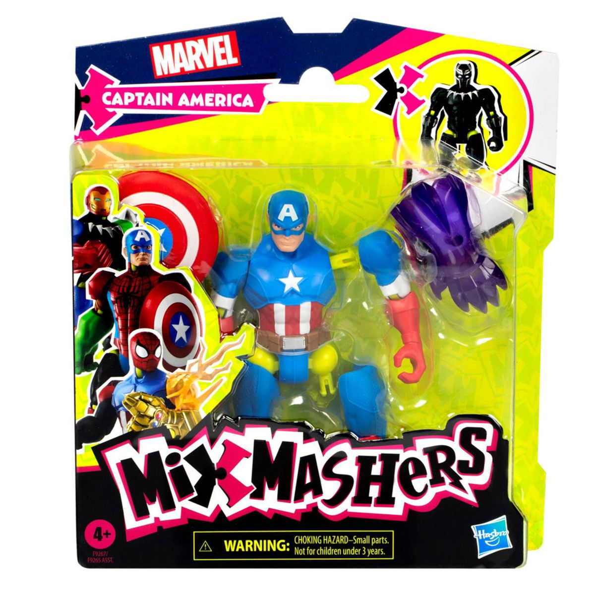 AVENGERS - Figura De Acción Marvel Mixmashers Capitán América