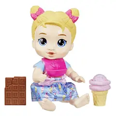 BABY ALIVE - Muneca Sweet Snacks Bldh Harper