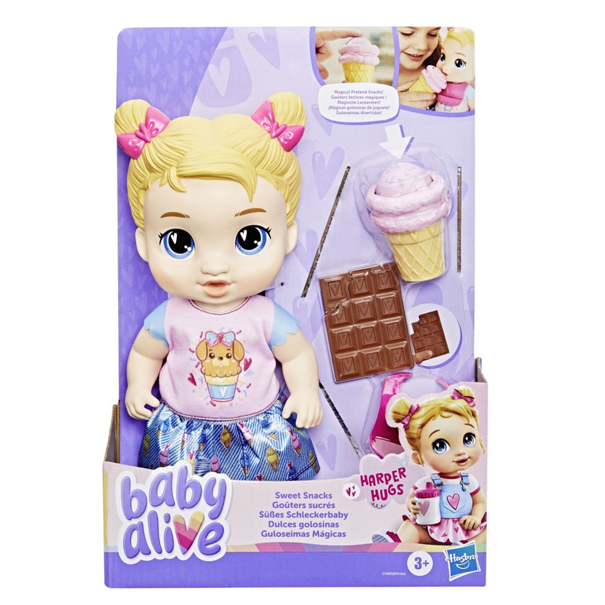 BABY ALIVE - Muneca Baby Alive Sweet Snacks Bldh Harper