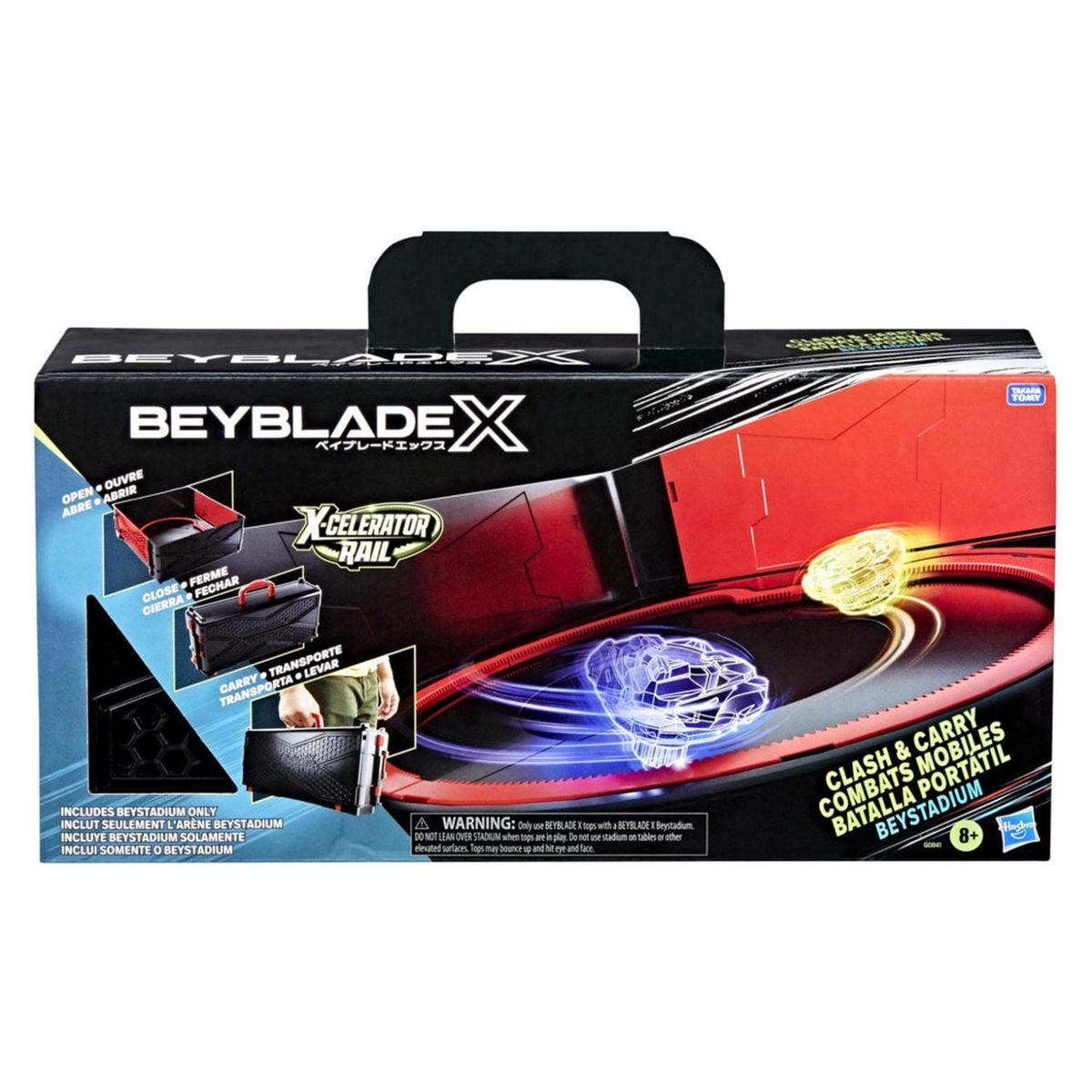 BEYBLADE - Estadio X Beystadium Batalla Portátil Beyblade