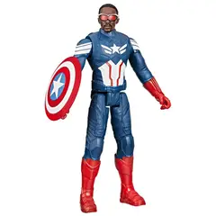 MARVEL - Figura De Acción Brave New World Titan Hero Series Capitán América