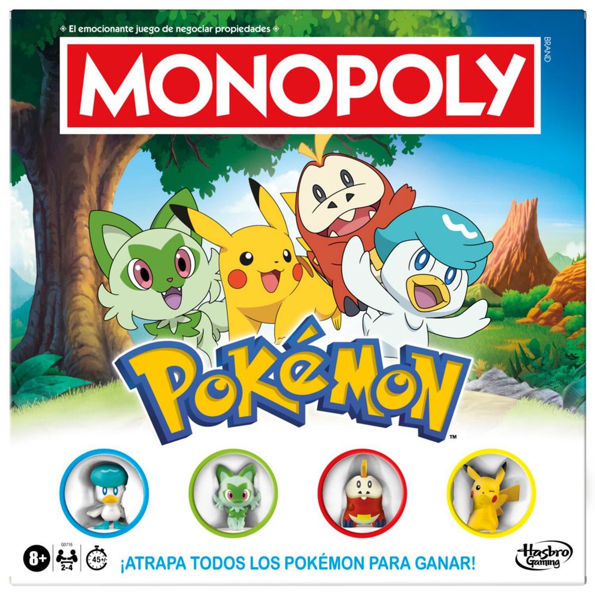 MONOPOLY - Juego de Mesa Monopoly Pokemon