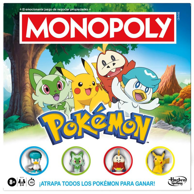 MONOPOLY - Juego De Mesa Monopoly Edición Pokémon