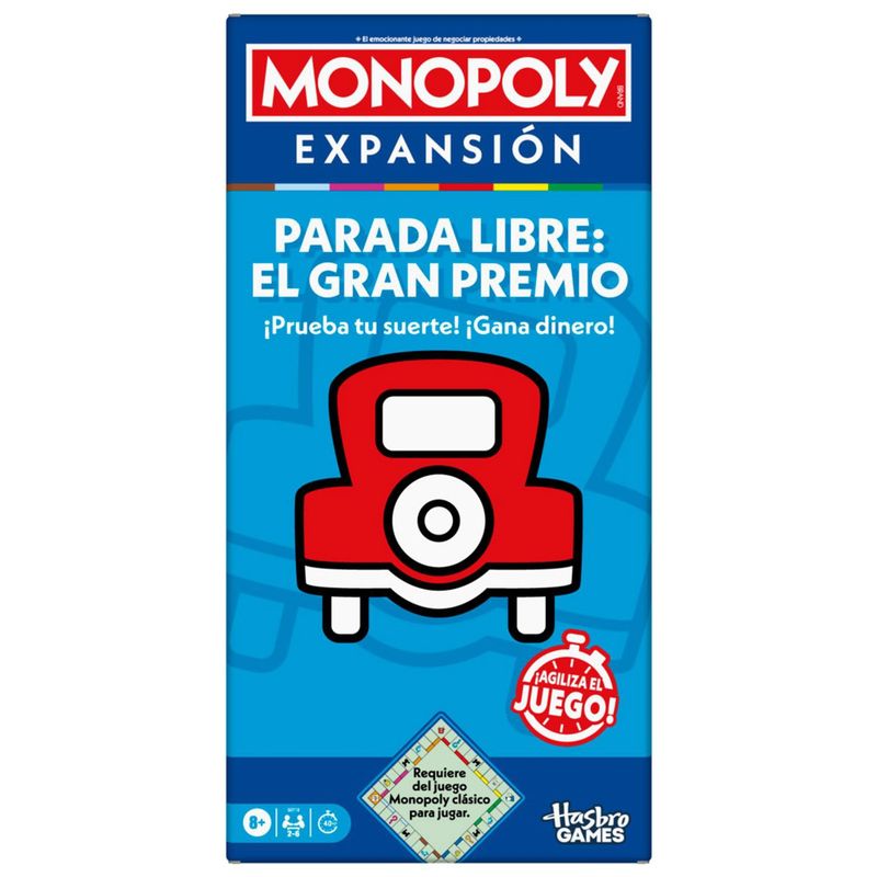 MONOPOLY - Juego De Mesa Monopoly Expansión Gran Premio Parking Gratuito
