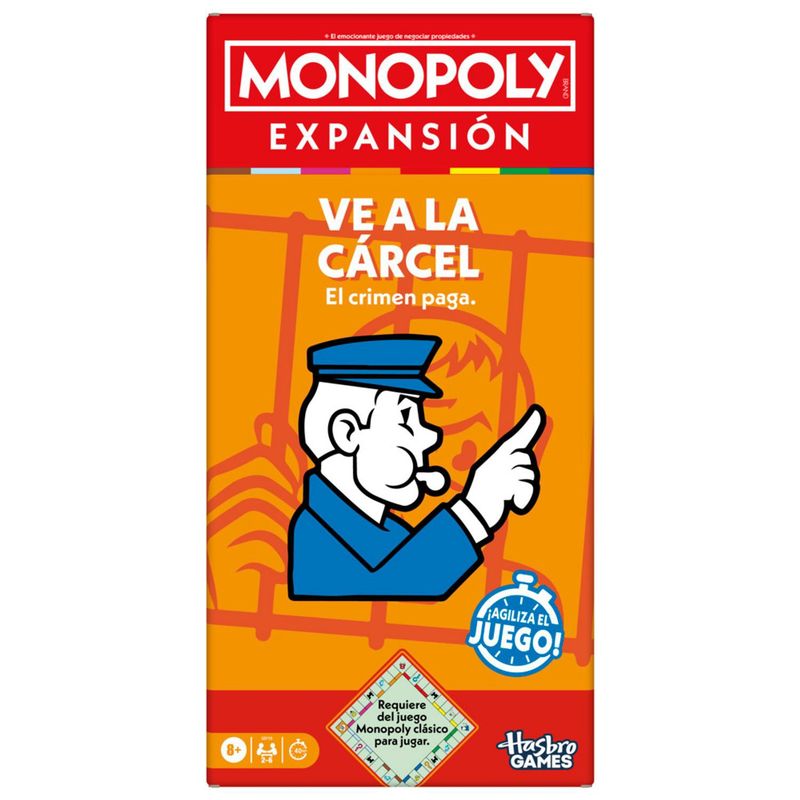 MONOPOLY - Juego De Mesa Monopoly Expansión Ve A La Cárcel