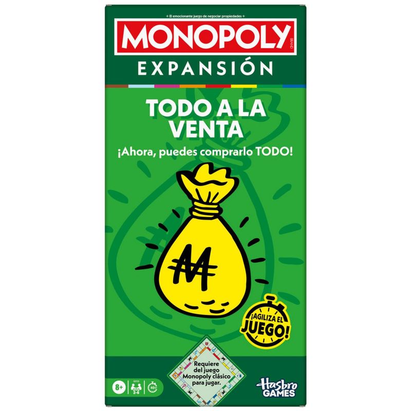 MONOPOLY - Juego De Mesa Monopoly Expansión Todo A La Venta