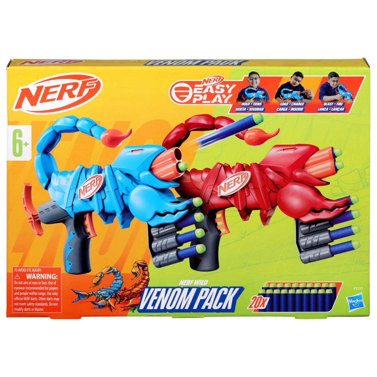 NERF - Lanzador Wild Venompack Nerf