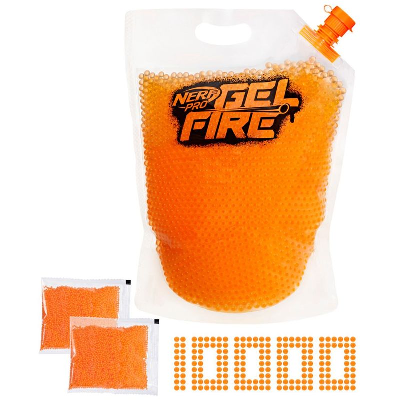 NERF - Repuesto Pro Gelfire 10.000 Recargas Nerf