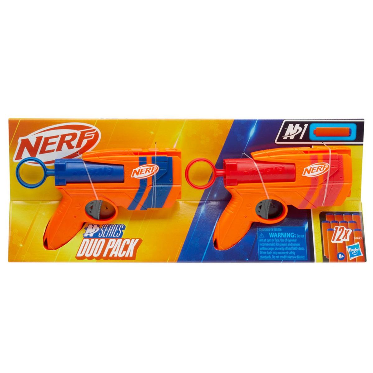 NERF - Lanzador Nerf N Series Duo Pack - 12 Dardos