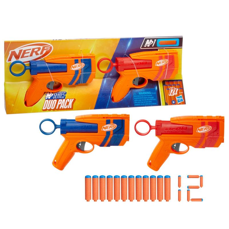 NERF Lanzador Nerf N Series Duo Pack 12 Dardos