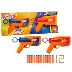 NERF - Lanzador N Series Duo Pack - 12 Dardos