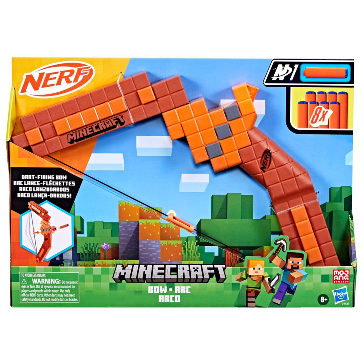 NERF - Lanzador Nerf Minecraft N1 Arco