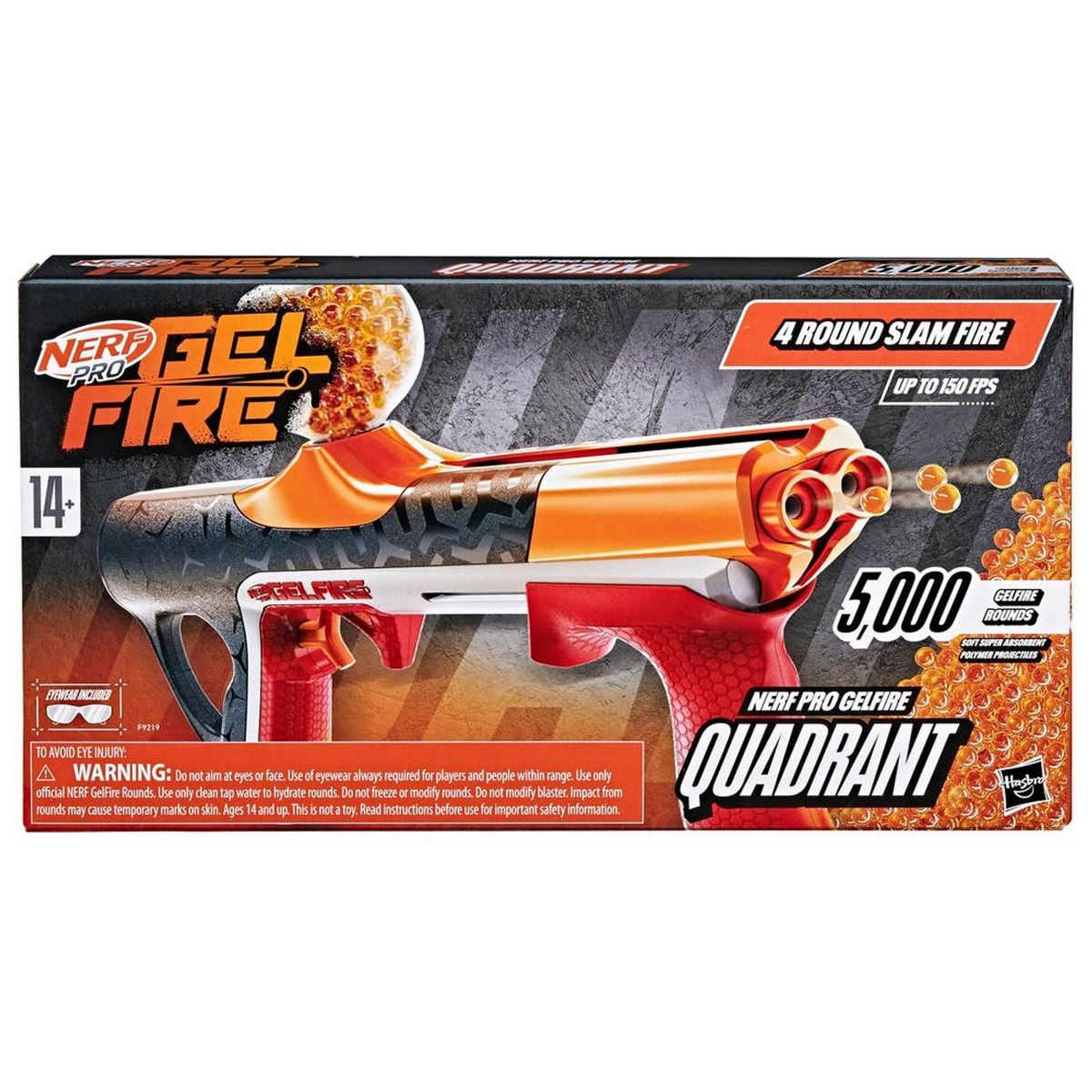 NERF - Lanzador Nerf Pro Gelfire Quadrant