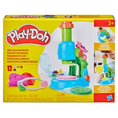PLAY DOH - Masas Y Plastilinas Set Microscopio Luminoso