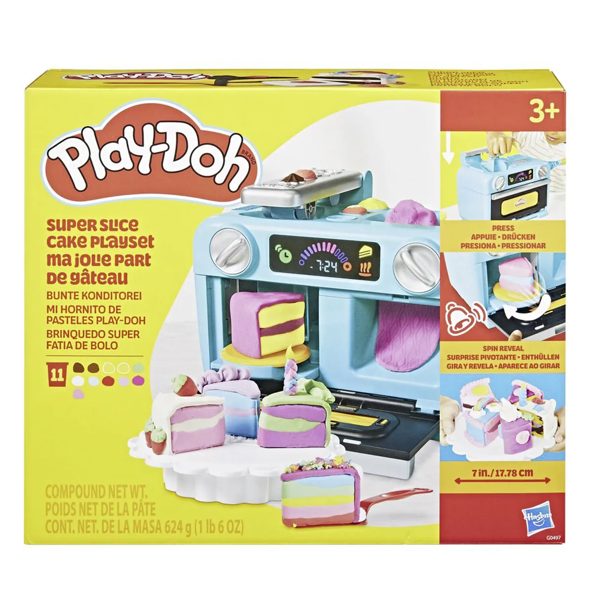 PLAY DOH - Set De Masa Moldeable Mi Hornito De Pasteles Play-Doh