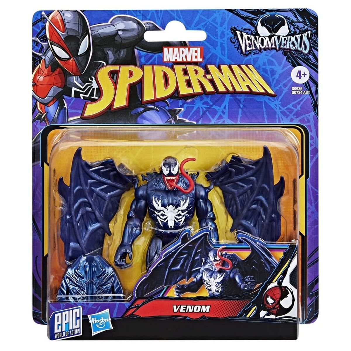 MARVEL - Figura De Acción Spiderman Venom Vs Epic World Of Action Marvel