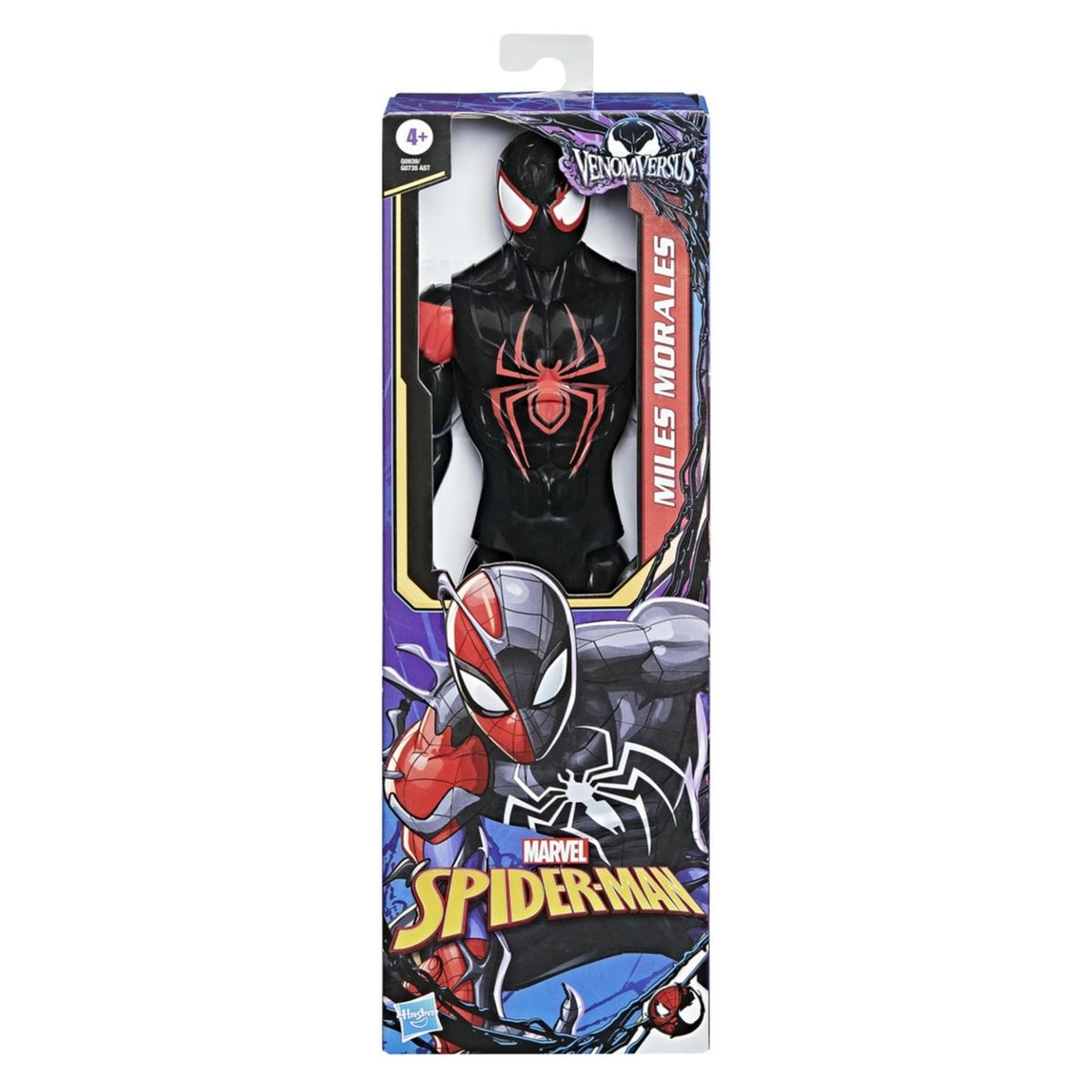 MARVEL - Figura De Acción Spiderman Venom Vs Titan Hero Series Miles Morales Marvel