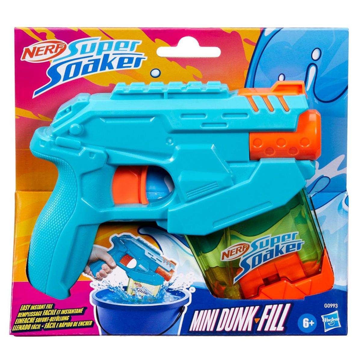 SUPER SOAKER - Lanzador De Agua Super Soaker Mini Dunk Fill