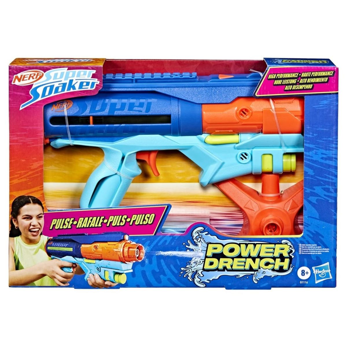 SUPER SOAKER - Lanzador De Agua Super Soaker Power Drench